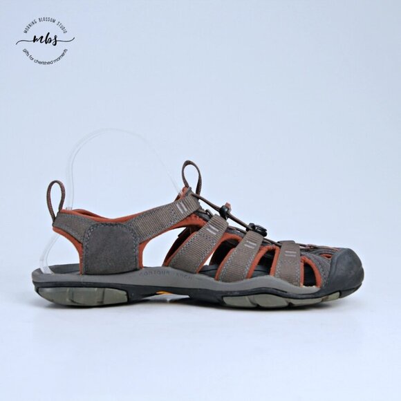 Keen‎ Clearwater Cnx Sandals Raven Tortoise Shell Brown Gray Men US 8, EU 40.5 main image 8